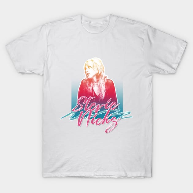 Stevie Nicks - Retro Vintage Styled Design #2 T-Shirt by DankFutura